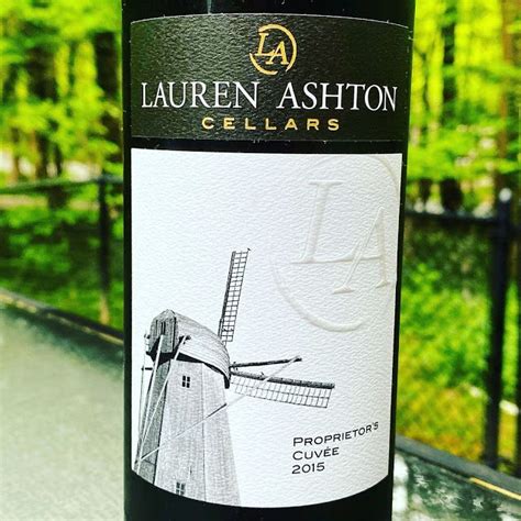 2015 Lauren Ashton Cellars Proprietors Cuvée Lauren Ashton Wine Bottle