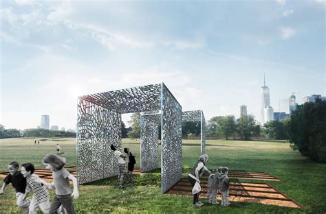 Pavilion Made From Aluminum Cans And Cracked Clay Wins 2017 City Of
