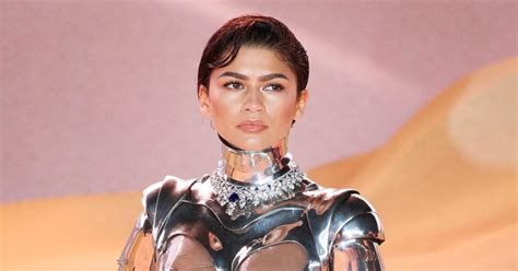 People Are Having Bizarre Thoughts About Zendayas Dune 2 Robot Outfit