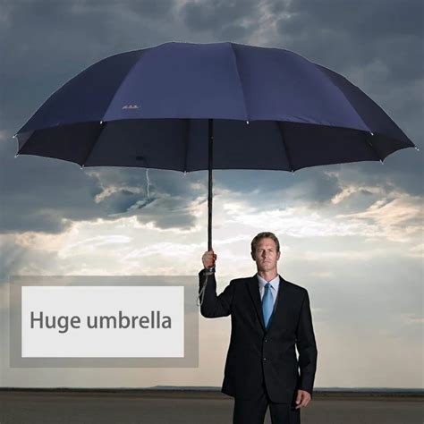 130cm Large Men Umbrella Golf Raingear Super Big Rain Umbrellas Male