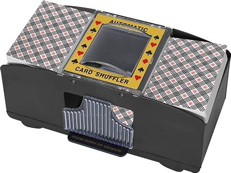 Bemecato Card Shuffler 1 2 Deck Automatic Electric Playing Card Mixer
