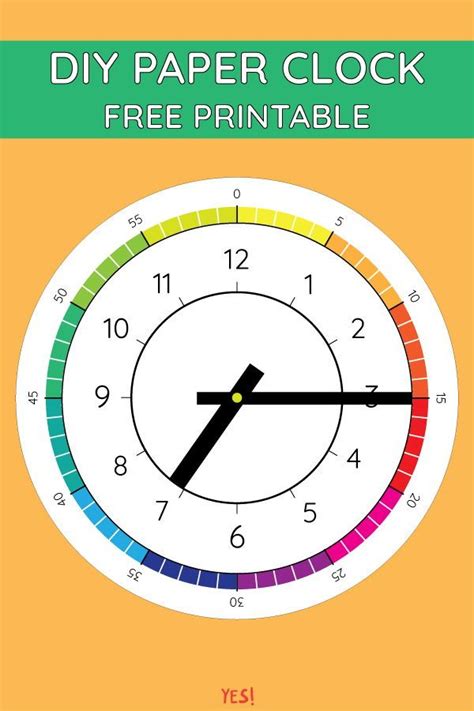 Clocks For Teaching Time Printable