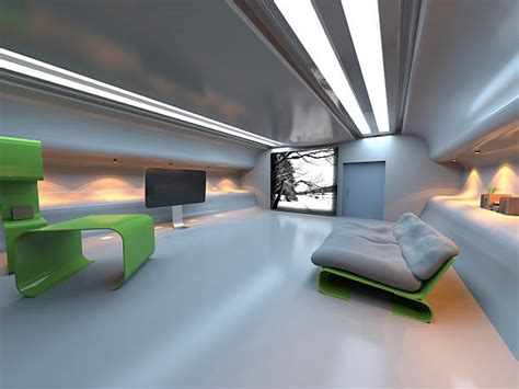 Futuristic Living Room Bilder Und Stockfotos Istock