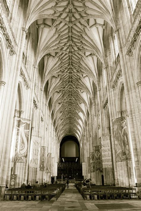 Winchester Cathedral Nave Photograph By Jacek Wojnarowski