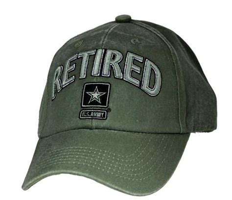 Us Army Retired Us Army With Army Star Officially Licensed Baseball