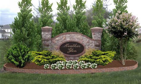 Landscape Design Around Signs