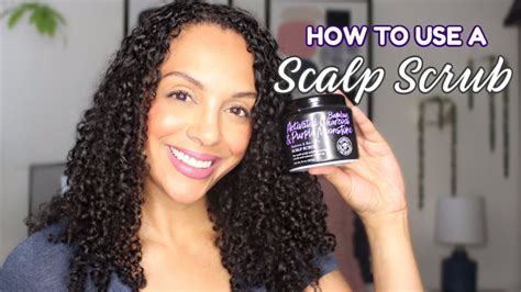 How To Use A Scalp Scrub On Curly Hair QUICK EASY DISCOCURLSTV YouTube