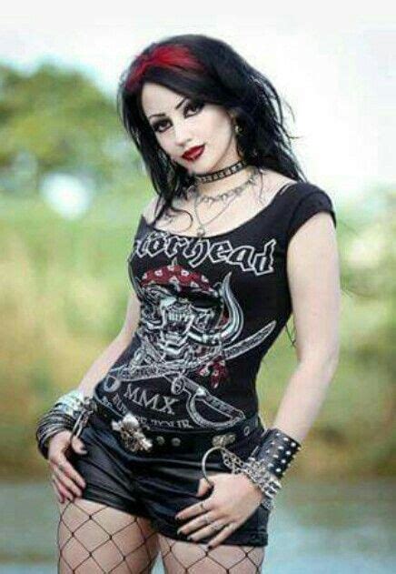 metal goth style gothic girls goth girls metal girl