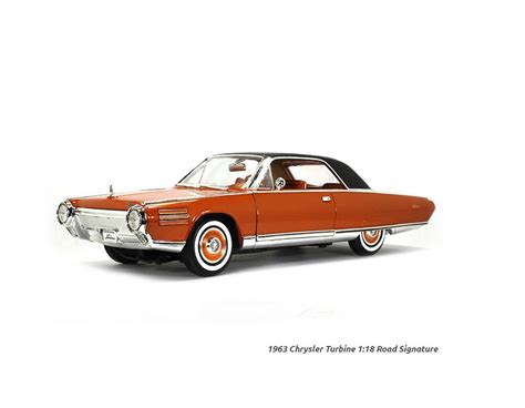 1963 Chrysler Turbine Metallic Orange 118 Scale By Road Signature