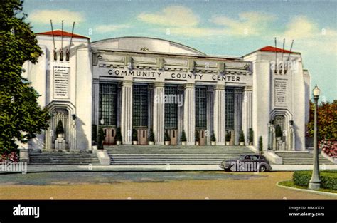 Community Center. White Plains. 1935 Stock Photo - Alamy