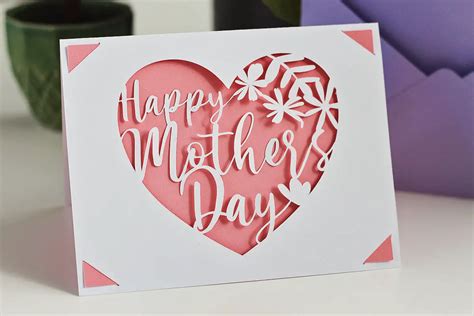 Easy Cricut Mothers Day Card The Party Bloc