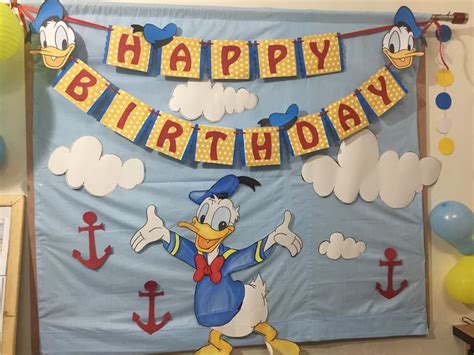 Pin By Aarefa Attar On Donald Duck Birthday Duck Birthday Daisy Duck