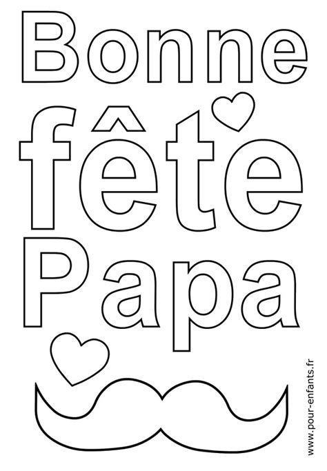 Coloriage Danniversaire Pour Mon Papa Luxury Coloriage Bonne Fête Papa