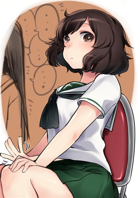 Akiyama Yukari Girls Und Panzer Drawn By Gareki