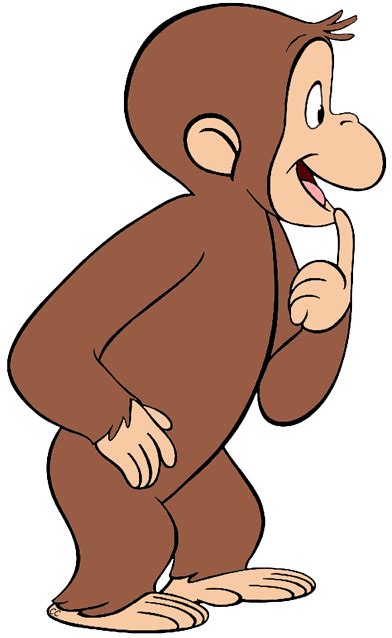 Curious George Is Curious Clip Art Library