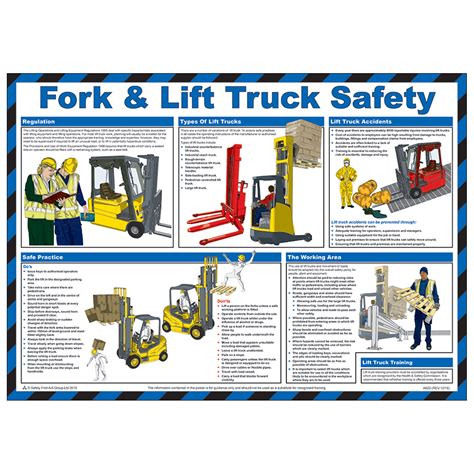 Fork Lift Truck Safety Poster