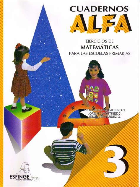 Cuadernos Alfa Matemáticas 3° Libros De Tercer Grado Matematicas