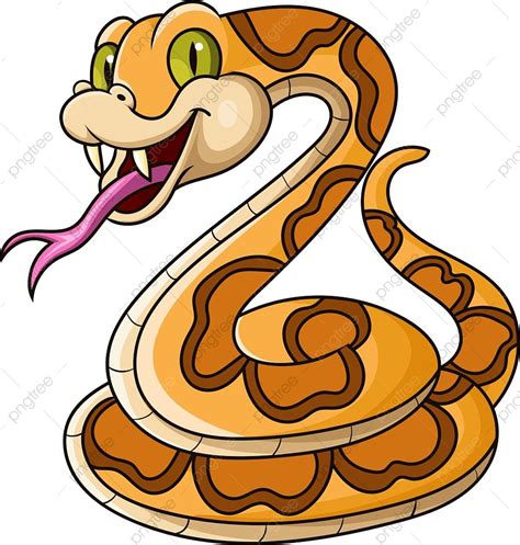 Rattlesnake Cartoon Clipart