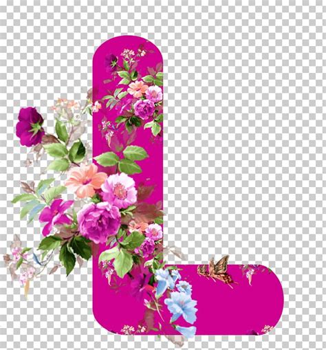 Letters With Flowers Svg