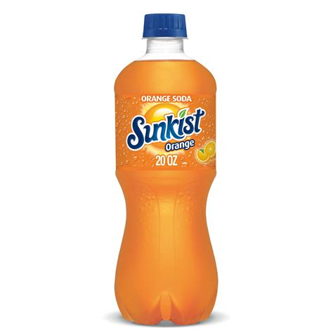 Sunkist Orange Soda 20 Fl Oz Bottle