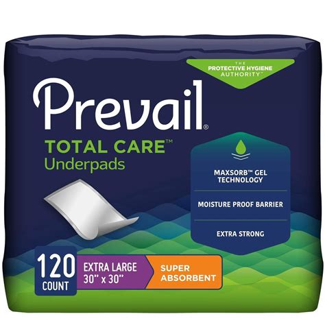 Prevail Super Absorbent Underpad 30 X 30 Proheal Products