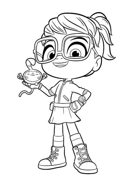 Has been added to your cart. Kids-n-fun.com | Coloring page Abby Hatcher Abby