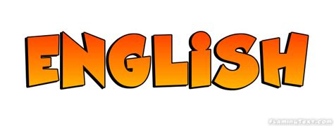 English Logo Free Logo Design Tool From Flaming Text