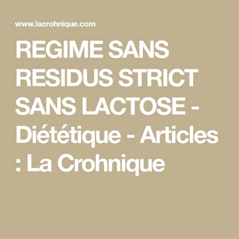 Aliments permis yaourt, petits suisses, fromage blanc nature ou aromatisé. REGIME SANS RESIDUS STRICT SANS LACTOSE - Diététique - Articles : La Crohnique | Régime sans ...