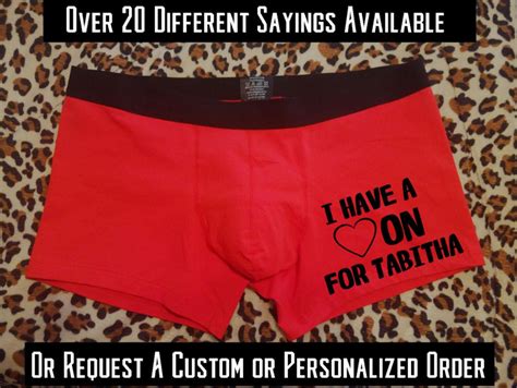 I Love You I Have A Heart On For You Valentine S Present For Him Novelty Underwear Funny