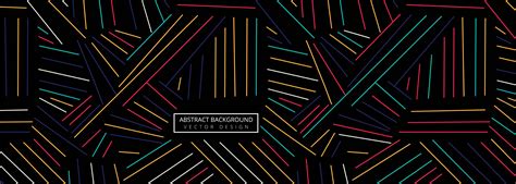 Abstract Colorful Geometric Lines Header Background 382343 Vector Art