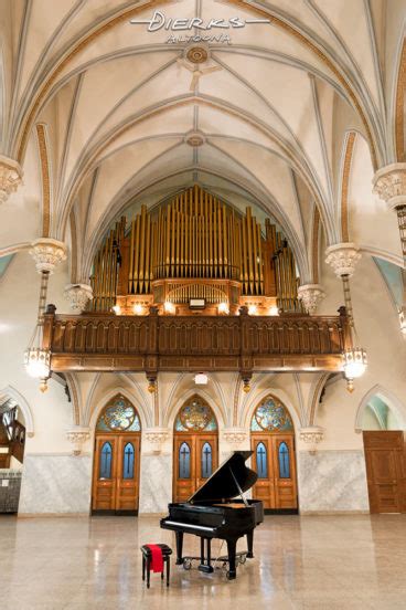 Pipe Organ And Grand Piano In Old Church Piano Photos For Sale