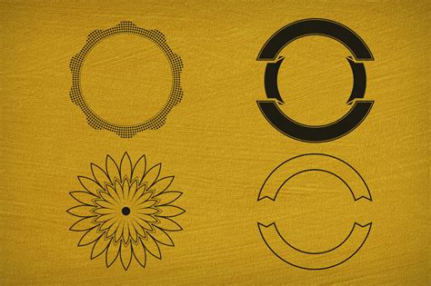 20 Circular Shapes - Vector - Extra ~ Objects on Creative Market