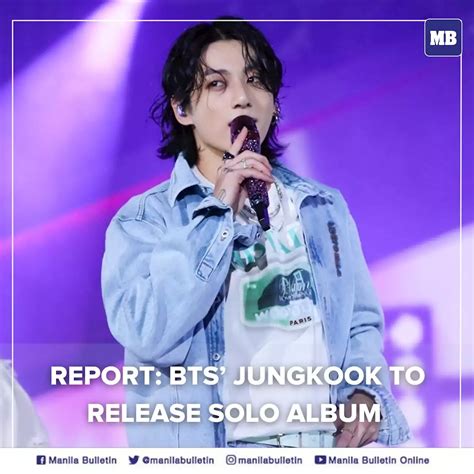 report bts jungkook to release solo album