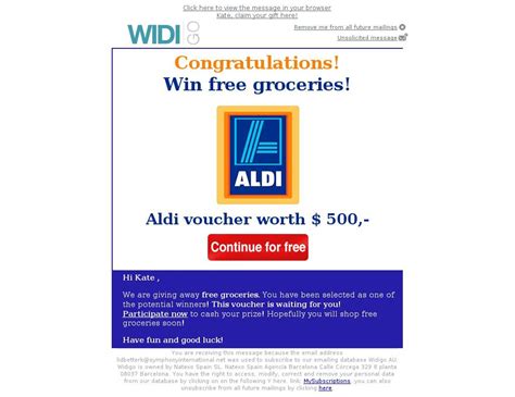 All you have to do is order yours and exchange them at the till in your local aldi. Great Customer Aldi Gift Card Scam - MailShark