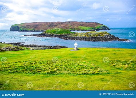 Calf Sound Landscape In The Isle Of Man Stock Photo Image Of Mountain