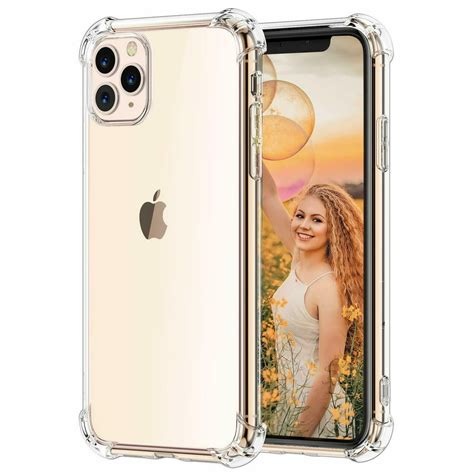 Iphone 11 Pro Max Case Crystal Clear Anti Scratch Shock Absorption