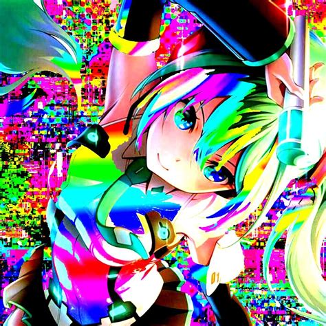 Scenecore Aesthetic Aesthetic Anime Rainbow Aesthetic Hatsune Miku