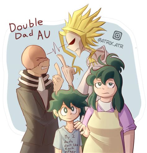 Remake of the 1991 french film mon père, ce héros. DoubleDad AU (feat: DadMight) | My Hero Academia Amino