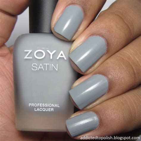 Addicted To Polish Zoya Naturel Satins Swatches And Review Nail Polish Style Blue Nails