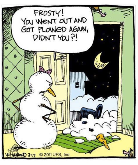 Frosty Funny Cartoons Christmas Humor Christmas Jokes Gambaran