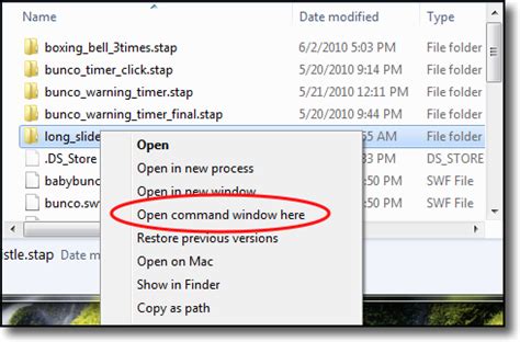 Microsoft is slowly removing command 5 add open command window here with administrative privileges in the context menu. Windows 7 / XP - Right Click to Open a Command Prompt