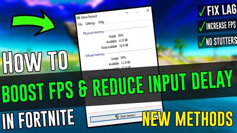 🔧 How To Boost Fps And Reduce Input Delay In Fortnite Updated 2020