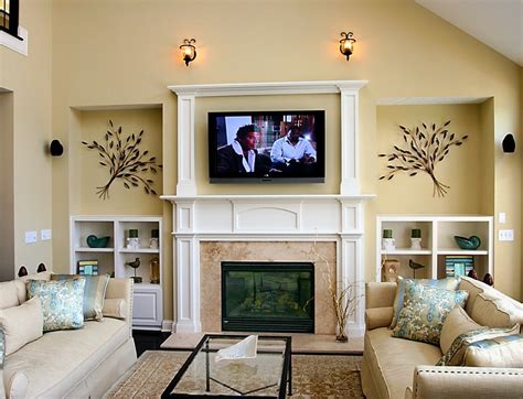 Living Room Furniture Layout With Fireplace And Tv On Opposite Walls