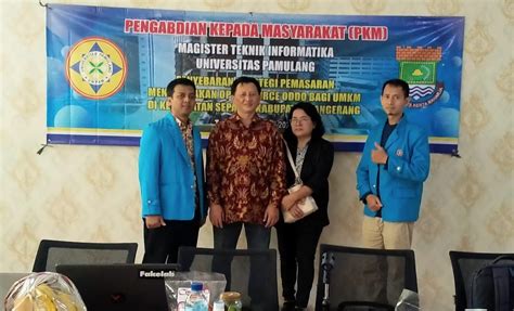 Unpam Gelar Pkm Pengenalan Odoo Bagi Umkm Barisan