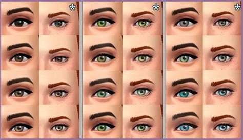 Maxis Eyes Overhaul By Kellyhb5 Sims 4 Eyes