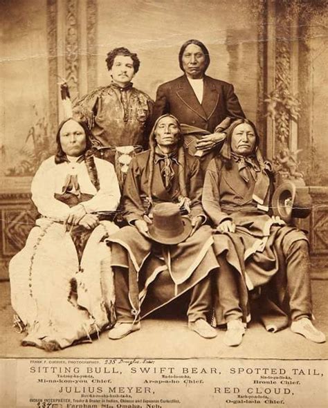 Chiefs Red Cloud Oglala Lakota Sitting Bull Not The Hunkpapa Lakota
