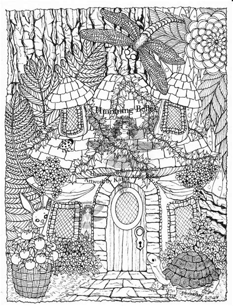 Fairy House Coloring Pages At Getdrawings Free Download
