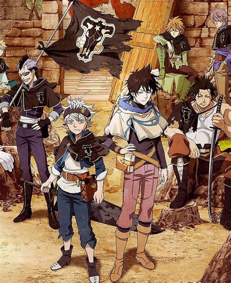 Yami has the ability to manipulate and control dark magic. Black Bulls Black Clover (With images) | Clover, Black ...