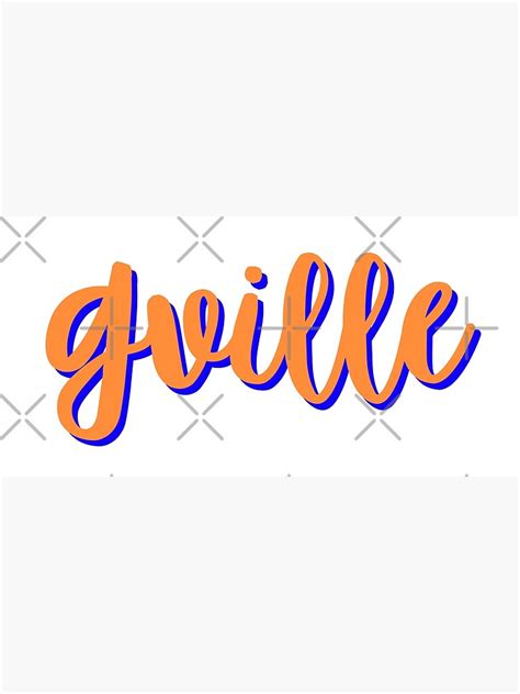 Gville Poster By Reaganreese Redbubble