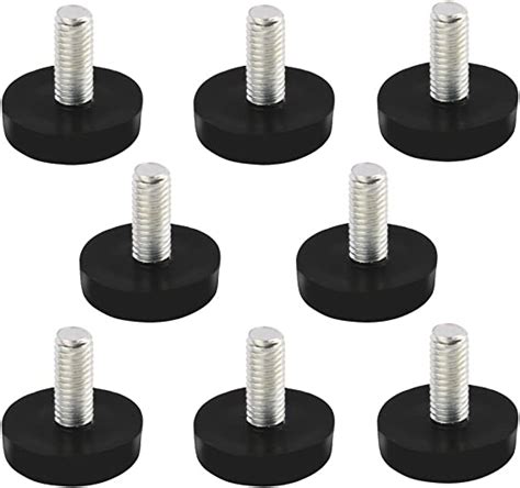 Sourcingmap M6x15mm Leveling Feet Adjustable Threaded Pole Leveling